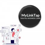 Wholesale Smart NFC Digital Business Tag by MyLinkTap - Instant Bio & Contact Sharing - Social Media, Contact, Payment & More (Black)